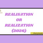 Realisation or Realization (2026)