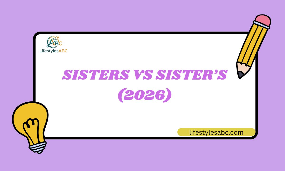 Sisters vs Sister’s (2026): Clear Difference, Usage, and Examples If you have ever typed a sentence and paused to wonder whether to write sisters, sister's, or sisters', you are not alone. This is one of the most searched grammar questions in English, especially among students, non-native speakers, and even everyday writers. The good news is that once you understand the logic behind each form, you will never mix them up again. What Does "Sisters" Mean? (Plural Form) Sisters is simply the plural form of the noun sister. It means more than one female sibling. There is no apostrophe here because there is no ownership involved. You are just talking about multiple people. Examples: My sisters and I grew up in the same house. All three sisters went to the same school. She has two sisters and one brother. When to use it: Anytime you are referring to two or more sisters without showing that they own anything. What Does "Sister's" Mean? (Singular Possessive) Sister's (apostrophe before the s) is the singular possessive form. It tells us that one sister owns or is closely connected to something. Examples: I borrowed my sister's jacket for the party. My sister's phone is always on silent. That is my sister's favorite restaurant. When to use it: When one sister has something or is associated with something. The apostrophe before the s is the key signal here. What Does "Sisters'" Mean? (Plural Possessive) Sisters' (apostrophe after the s) is the plural possessive form. It shows that two or more sisters share ownership of something together. Examples: My sisters' room is always neat. The sisters' project won first place at the fair. All my sisters' books are on the top shelf. When to use it: When multiple sisters own or share something. The apostrophe shifts to after the s because the word is already plural. Why People Get Confused The three forms look almost identical, which is exactly why so many writers stumble. The difference comes down to just an apostrophe and its position. People often: Add an apostrophe to a plain plural (sister's instead of sisters) Use singular possessive when plural possessive is needed Forget that the apostrophe position changes meaning entirely Understanding that the apostrophe signals ownership, not plurality, is the single most helpful grammar rule you can apply here. Sisters vs Sister's vs Sisters' Comparison Table Form Type Apostrophe Position Meaning Example Sisters Plural None More than one sister My sisters are twins. Sister's Singular Possessive Before the S One sister owns something My sister's bag is red. Sisters' Plural Possessive After the S Multiple sisters own something My sisters' bags are red. When to Use Sisters Use sisters when you are talking about more than one female sibling and no ownership is involved. She introduced me to her sisters. Both sisters studied medicine. We sisters have a tradition of Sunday brunch. It is the simplest form. No apostrophe, no possession. Just people. When to Use Sister's Use sister's when: One specific sister owns an object You are describing a trait, habit, or quality belonging to one sister The sentence can be rewritten as "belonging to my sister" Test it this way: Can you replace sister's with "belonging to my sister" and still have the sentence make sense? If yes, use sister's. My sister's car is parked outside. (The car belonging to my sister is parked outside.) I read my sister's diary by mistake. Her sister's wedding was held last June. When to Use Sisters' (Plural Possessive) Use sisters' when two or more sisters share possession of something. The rule here follows standard English grammar: for plural nouns that already end in s, simply add an apostrophe after the existing s. Examples: My sisters' bedroom is at the end of the hallway. The sisters' combined savings paid for the trip. Both sisters' names were on the lease. Quick check: Are there multiple sisters involved? Does something belong to them? If both answers are yes, use sisters'. Common Mistakes People Make Here are the most frequent errors writers make, along with corrections: Mistake 1: Using sisters when possession is needed Wrong: I borrowed my sister's notebook. Right: I borrowed my sister's notebook. Mistake 2: Using sister's when referring to multiple sisters Wrong: My sister's are both doctors. Right: My sisters are both doctors. Mistake 3: Confusing singular and plural possessive Wrong: All my sister's grades improved this year. (implies one sister) Right: All my sisters' grades improved this year. (implies multiple sisters) Mistake 4: Adding random apostrophes to plurals Wrong: I have three sister's. Right: I have three sisters. Everyday Real Life Examples Seeing these words in natural sentences helps them stick. Here are some real-life scenarios: At home: My sisters share a bedroom. (plural, no possession) My sister's side of the room is always clean. (one sister, possession) My sisters' side of the room is always clean. (two sisters, shared possession) At school: Both sisters passed their exams. I used my sister's notes for the test. The sisters' project was displayed in the hallway. In conversation: Have you met her sisters? (plural) Is this your sister's bag? (one sister owns it) That is the sisters' shared car. (both sisters own it) Easy Memory Tip for Students Here is a three-part memory trick that works every time: No apostrophe = just counting. Sisters = more than one. Nothing belongs to anyone. Apostrophe before S = one sister owns something. Sister's = think "she has it." Apostrophe after S = they share it. Sisters' = think "they share it." You can also remember it this way: S for plural. 'S for one owner. S' for shared ownership. Conclusion The difference between sisters, sister's, and sisters' comes down to two questions: how many sisters are you talking about, and does anyone own something? Once you know that the apostrophe marks ownership and its position tells you how many owners there are, the rule becomes second nature. No more second-guessing in the middle of a sentence. Use this guide as a quick reference whenever you are unsure, and over time the right form will come to you automatically. Sisters vs Sister’s (2026)