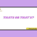 Thats or That s