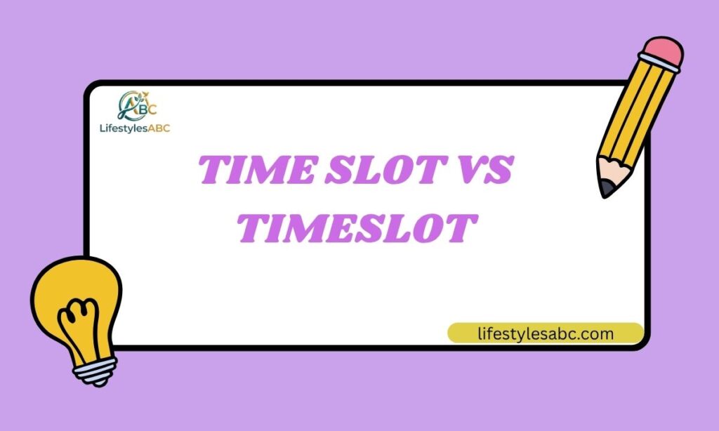 Time Slot vs Timeslot
